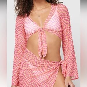 New L🌟Space Bandera Top Size Small Pink